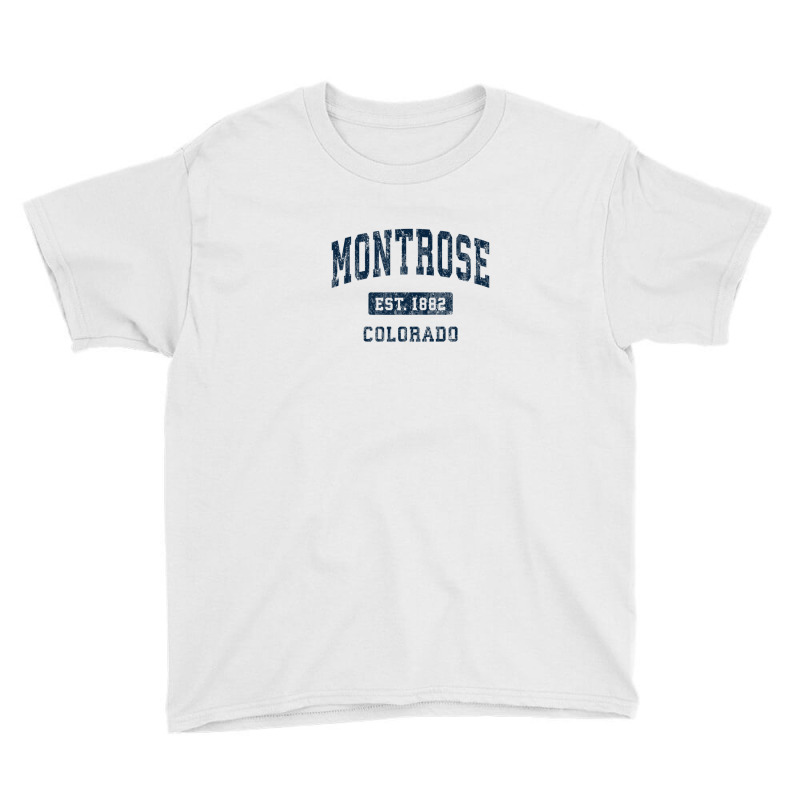 Montrose Colorado Co Vintage Athletic Sports Design Youth Tee by kajmakgezimiy | Artistshot