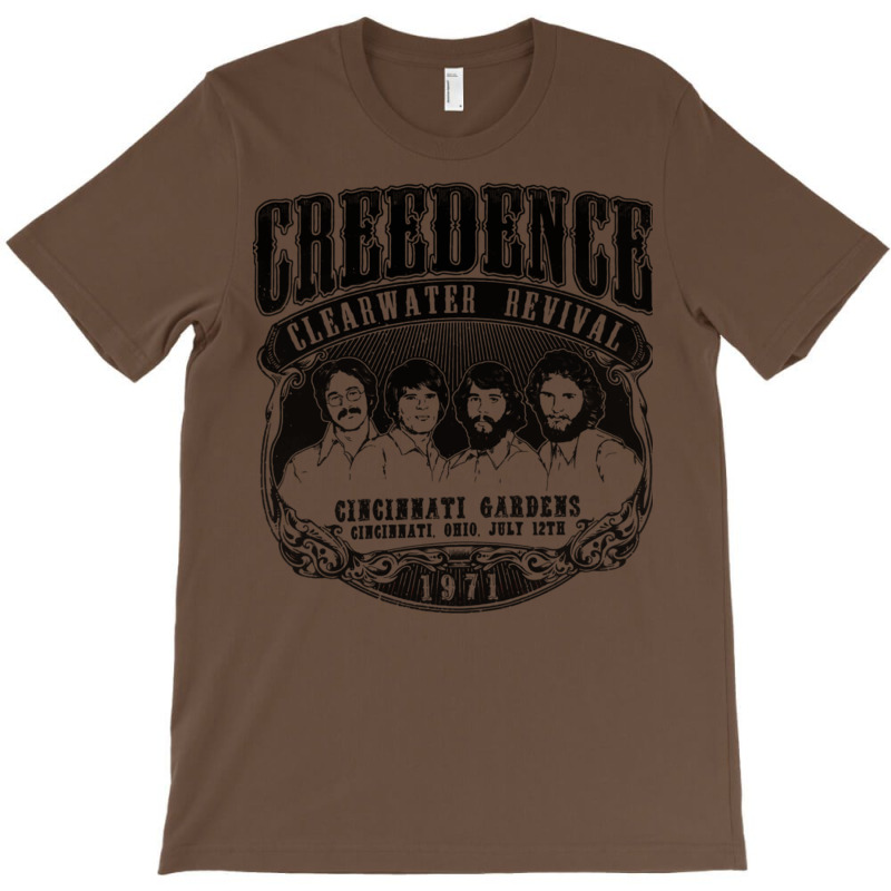 Mens Retro Creedence Clearwater Revival 1971 Brown T-shirt | Artistshot