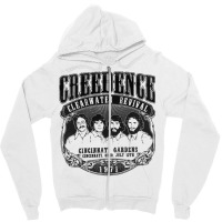 Mens Retro Creedence Clearwater Revival 1971 Brown Zipper Hoodie | Artistshot