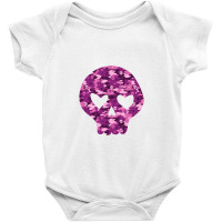 Amethyst Camo Skull Baby Bodysuit | Artistshot