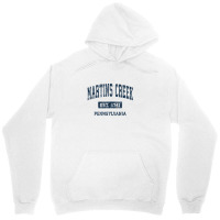 Martins Creek Pennsylvania Pa Vintage Athletic Sports Design Unisex Hoodie | Artistshot