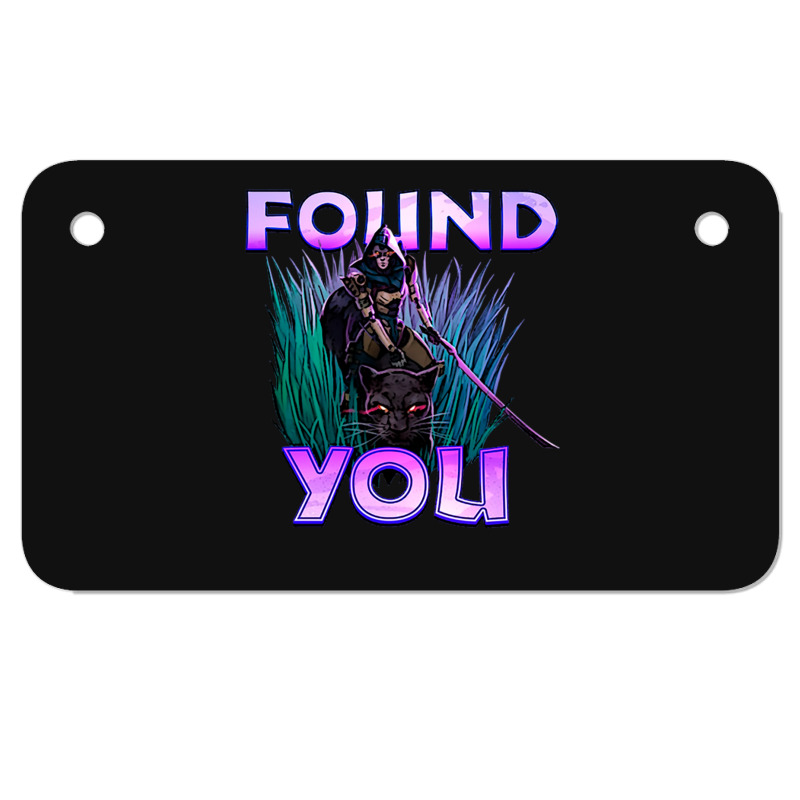 Apex Legends Holospray Ash Found You Motorcycle License Plate | Artistshot