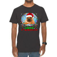 Merry Christmas Hands Sign Language Santa Shar Pei Lover154 Vintage T-shirt | Artistshot