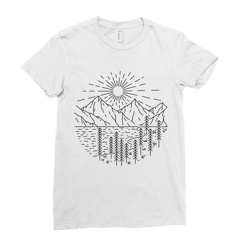 Beautiful Place Ladies Fitted T-Shirt by Quilimo | Artistshot