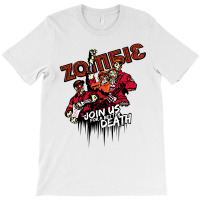 Cool Vector Zombie Join Us T-shirt | Artistshot