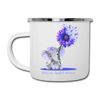 Limited Edition Osteogenesis Imperfecta Awareness Cute Elephant Sunflo Camper Cup | Artistshot