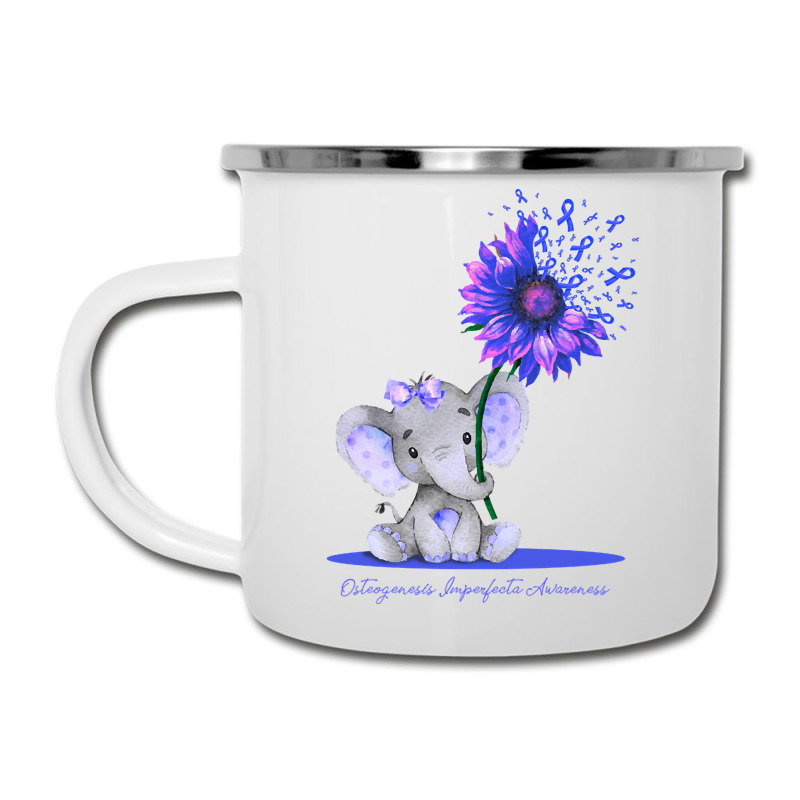 Limited Edition Osteogenesis Imperfecta Awareness Cute Elephant Sunflo Camper Cup | Artistshot