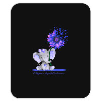 Limited Edition Osteogenesis Imperfecta Awareness Cute Elephant Sunflo Mousepad | Artistshot