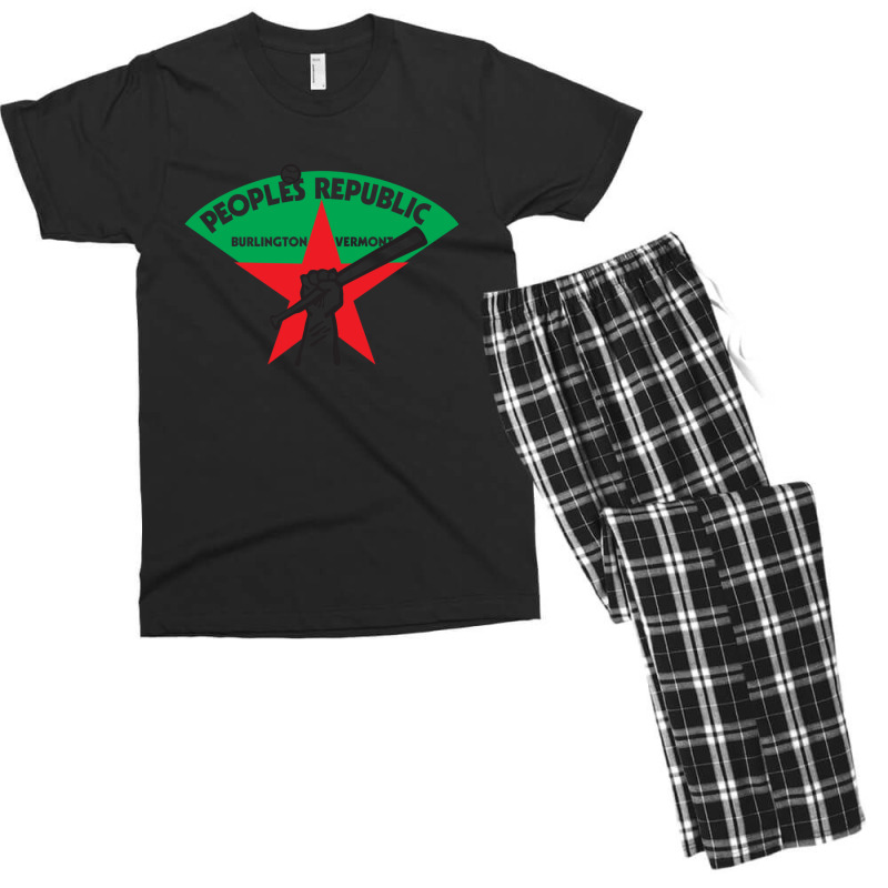 People's Republic Of Burlington Softball Team Men's T-shirt Pajama Set | Artistshot