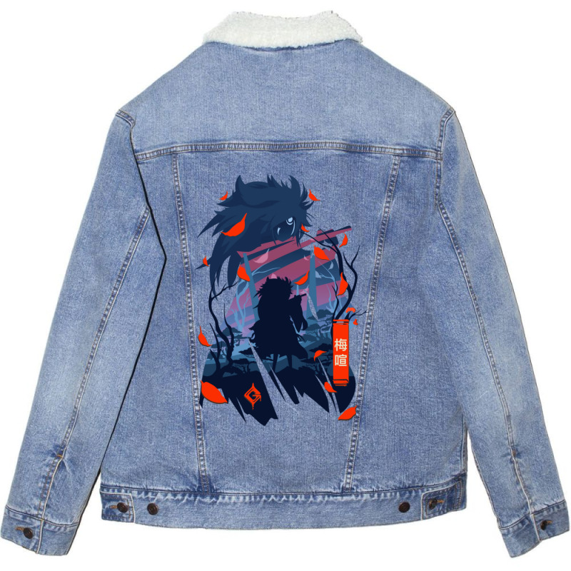 Guilty Gear Strive Baiken Unisex Sherpa-Lined Denim Jacket by JodyBanda | Artistshot