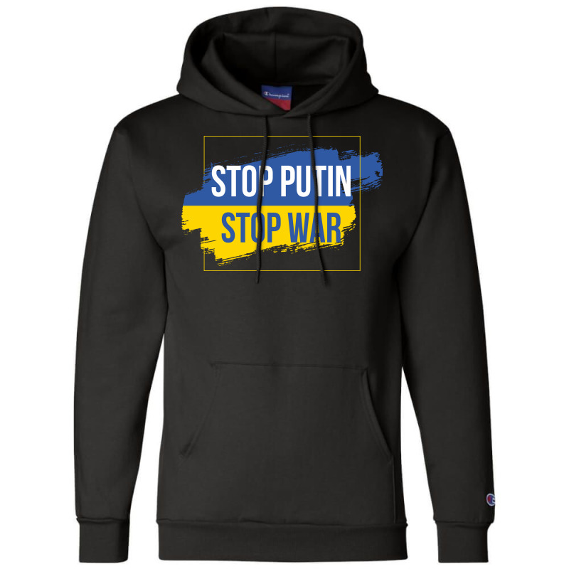 Stop Putin Champion Hoodie by Şenay | Artistshot