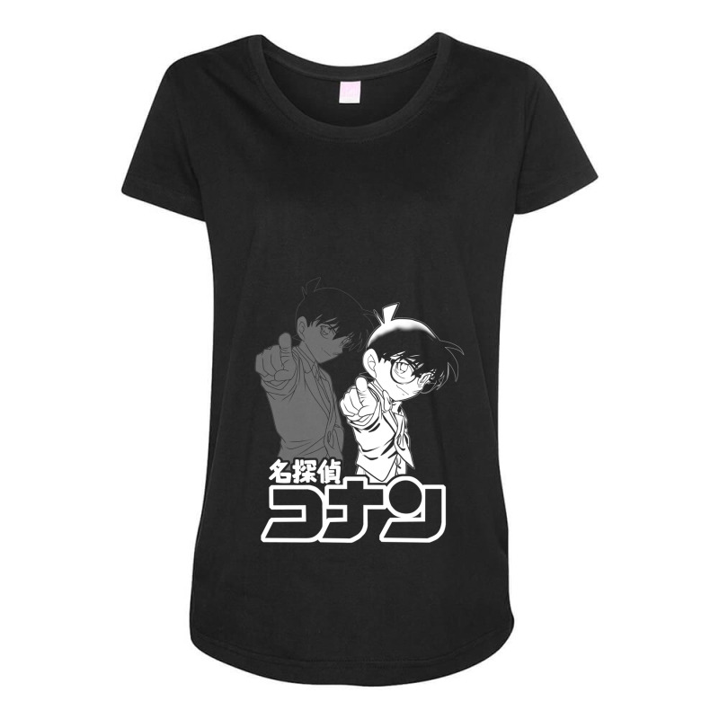 Detective Conan Maternity Scoop Neck T-shirt by ELIZABETHKARLENEWINCELOWICZ | Artistshot