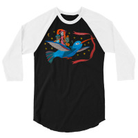 Dia De Muertos Bird (ver1) (1) 3/4 Sleeve Shirt | Artistshot