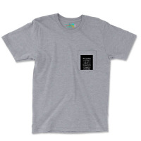 Adapt Or Die Encoded Reversed Graphic Pocket T-shirt | Artistshot