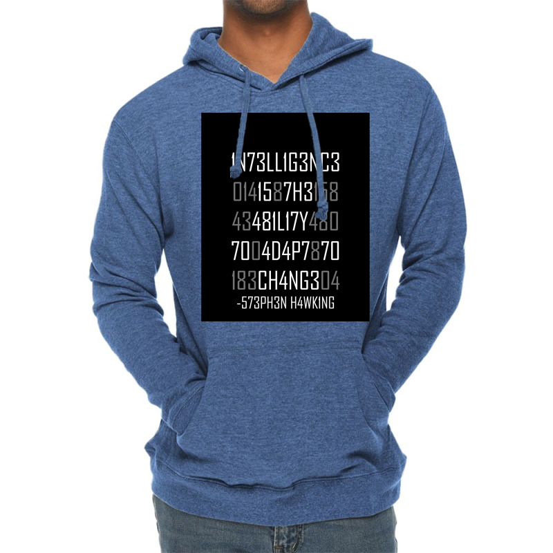 Adapt Or Die Encoded Reversed Graphic Lightweight Hoodie | Artistshot