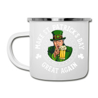 Make St Patricks Day Great Again Leprechaun Trump Shirts Camper Cup | Artistshot