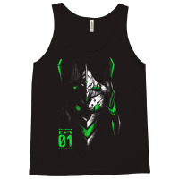 Evangelion Eva 01 Ink Dark Mecha Tank Top | Artistshot