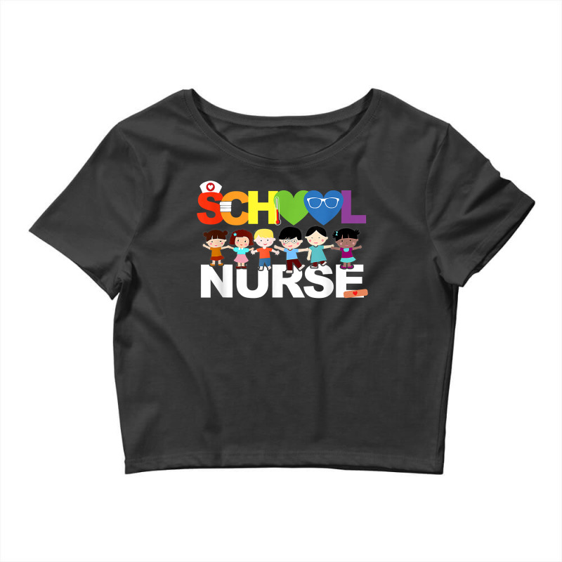 Elementary School Registered Nurse Back To School Nursing T Shirt Crop Top | Artistshot