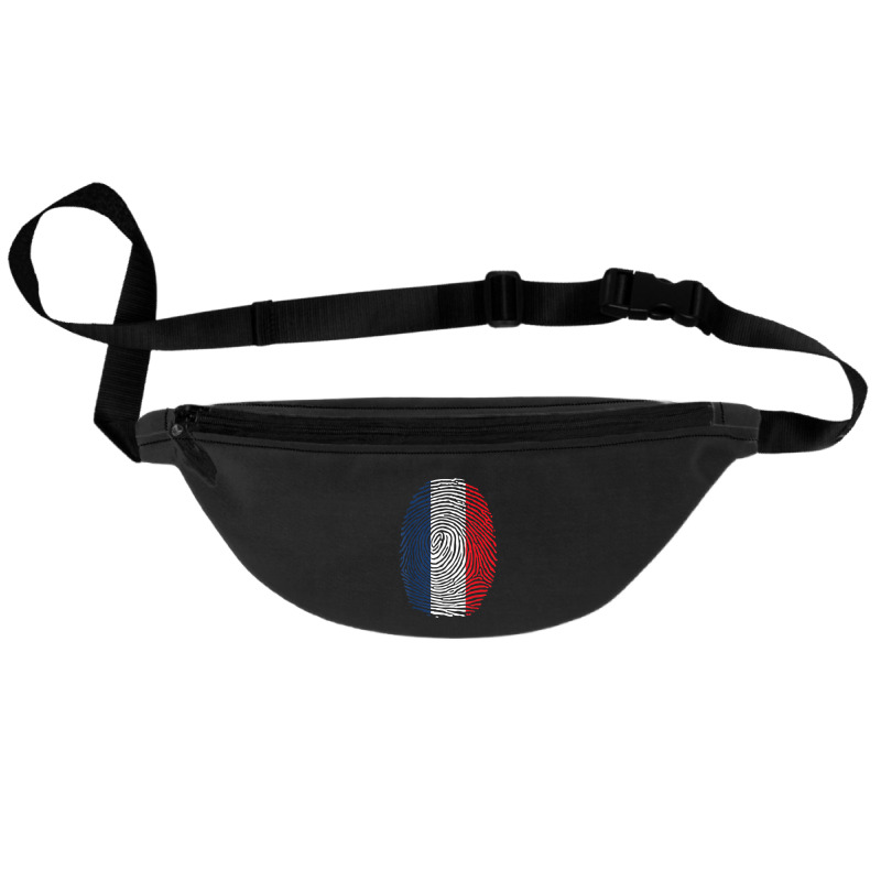 French Fingerprint France Flag Dna Cute Patriotic Fanny Pack by JosephWDaniels | Artistshot