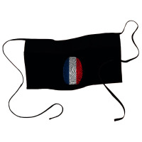 French Fingerprint France Flag Dna Cute Patriotic Waist Apron | Artistshot