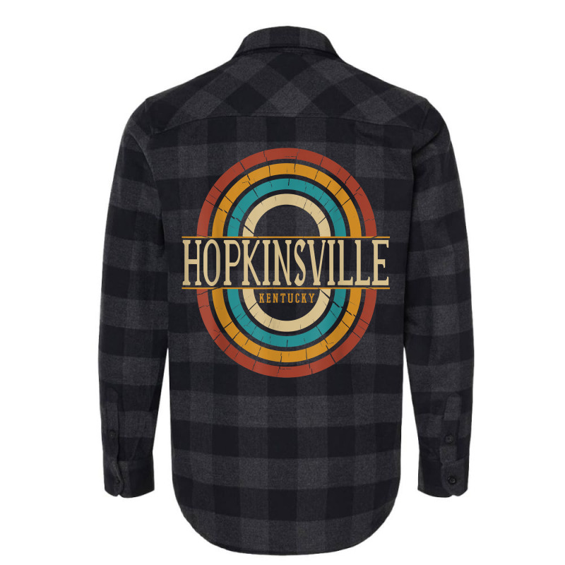 Vintage Retro Hopkinsville Kentucky Ky Women Men Souvenirs T Shirt Flannel Shirt | Artistshot