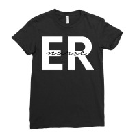 Emergency Room Er Nurse Registered Nurse V Neck Sweatshirt Ladies Fitted T-shirt | Artistshot