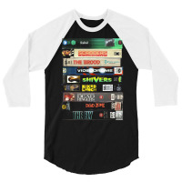 Cronenberg Vhs Collection 3/4 Sleeve Shirt | Artistshot