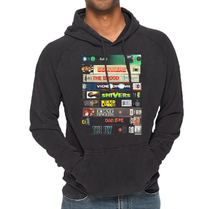 Cronenberg Vhs Collection Vintage Hoodie | Artistshot