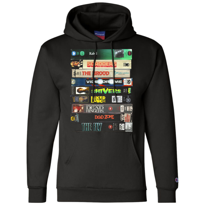 Cronenberg Vhs Collection Champion Hoodie | Artistshot