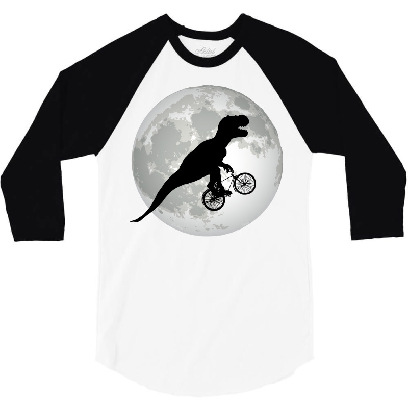 Flying T Rex 3/4 Sleeve Shirt | Artistshot