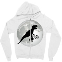 Flying T Rex Zipper Hoodie | Artistshot