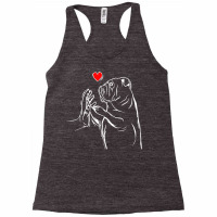 English Bulldog Love Cute Bully Dog Mom Funny Girls Gift T Shirt Racerback Tank | Artistshot