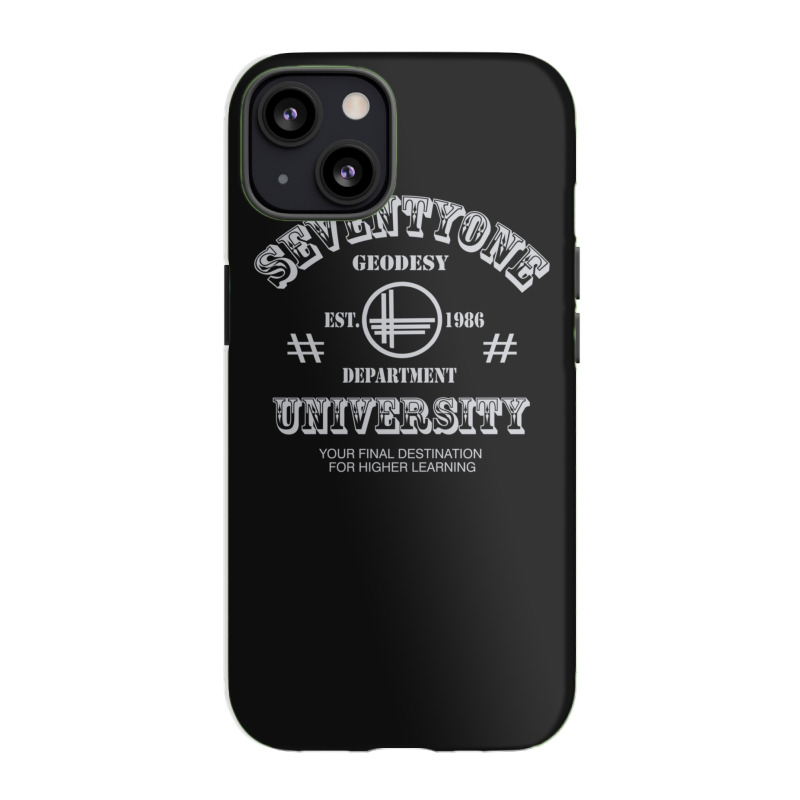 Seventyone Geodesi Departemen University Experts Iphone 13 Case | Artistshot