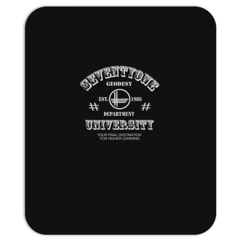 Seventyone Geodesi Departemen University Experts Mousepad | Artistshot