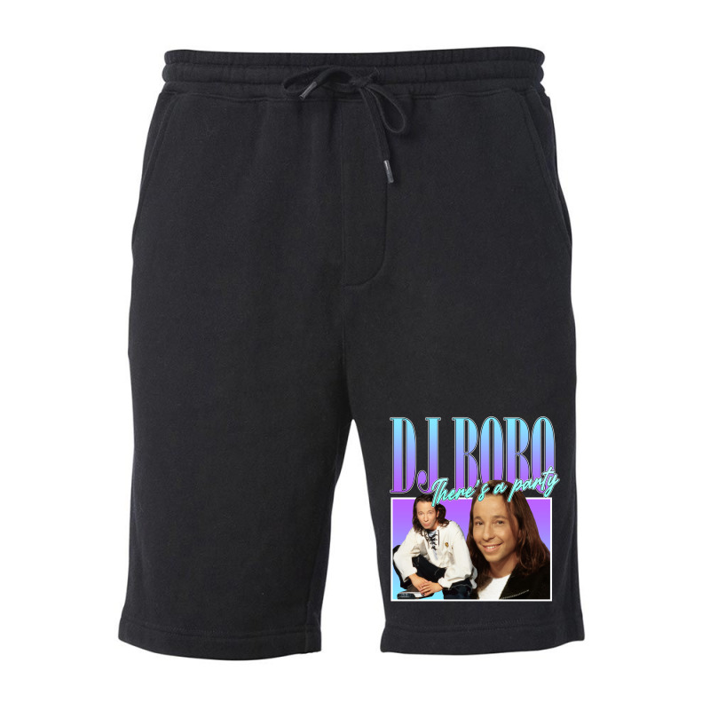 Dj Bobo 90s Style Eurodance Classic Fleece Short | Artistshot