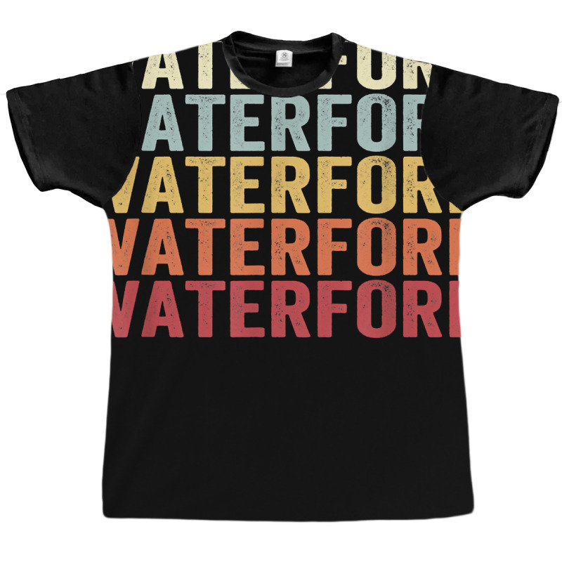 Waterford Michigan Waterford Mi Retro Vintage Text T Shirt Graphic T-shirt | Artistshot