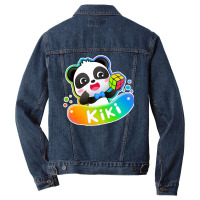 Kiki Panda Men Denim Jacket | Artistshot