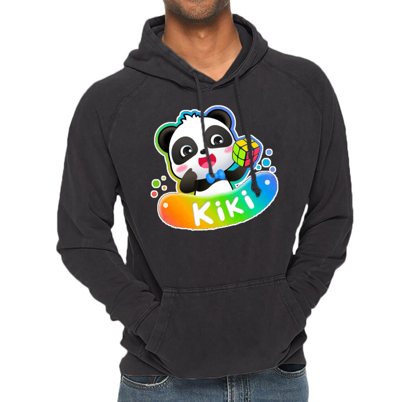 Kiki Panda Vintage Hoodie by racidaniritx | Artistshot