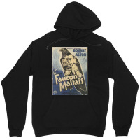 Maltese Falcon Vintage French Movie Poster Humphrey Bogart Unisex Hoodie | Artistshot