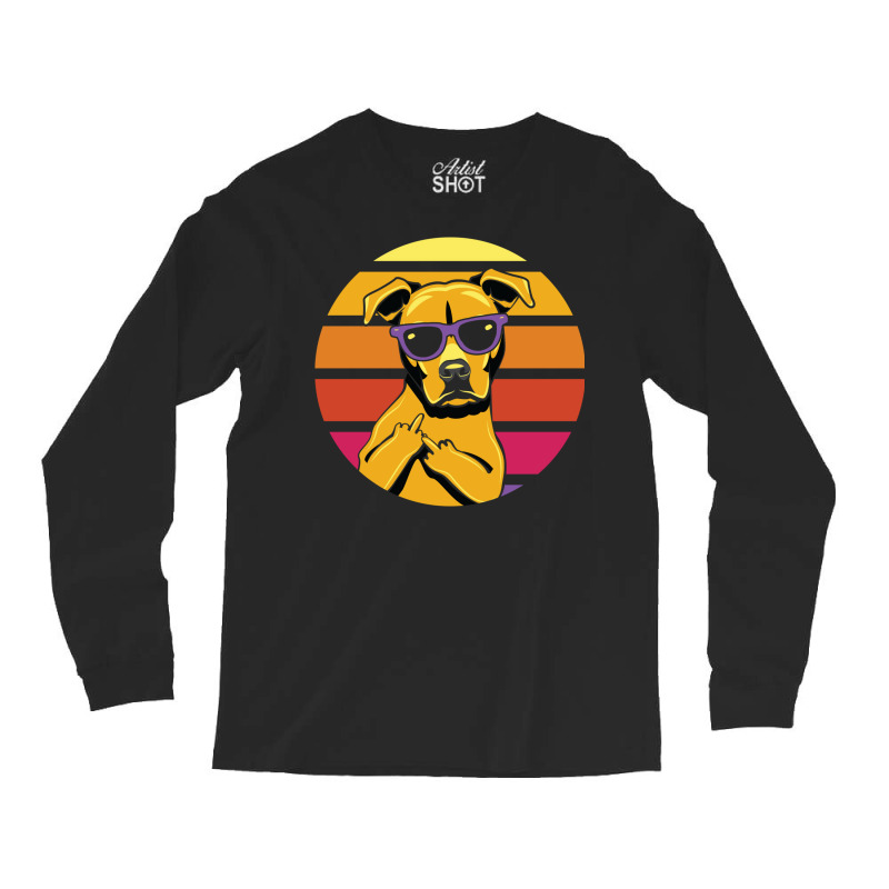 80s 90s Thug Dog Active  (1) Long Sleeve Shirts by zydravidic2 | Artistshot