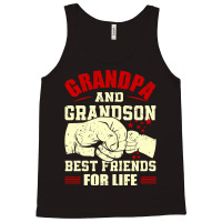 Grandpa & Grandson Best Friends For Life Grandad Grandpa Tank Top | Artistshot