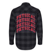 Lets Get Physical. 80s Pop. Flannel Shirt | Artistshot