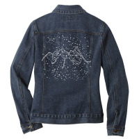 Ant T  Shirt Ant Insect Zodiac Symbol Astrological Sign Horoscope T  S Ladies Denim Jacket | Artistshot