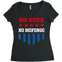 No Vote No Mofongo Funny Election Humor Voting Politics T Shirt Women's Triblend Scoop T-shirt | Artistshot