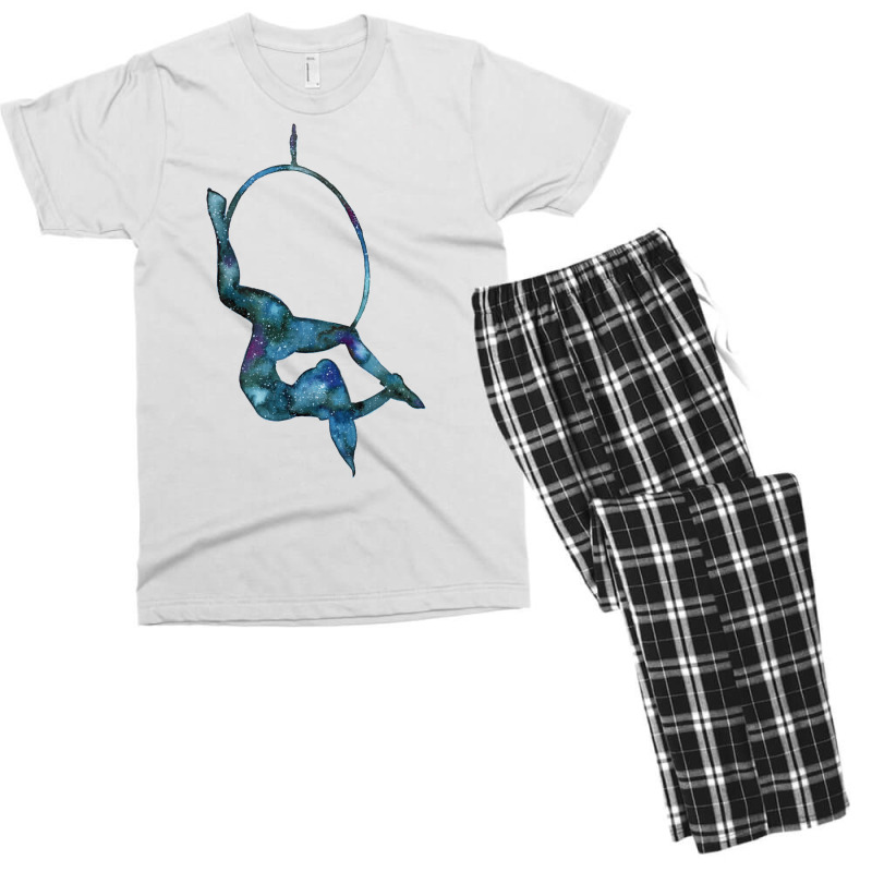 Lyra Galaxy  Aerial Hoop Art Men's T-shirt Pajama Set by racidaniritx | Artistshot