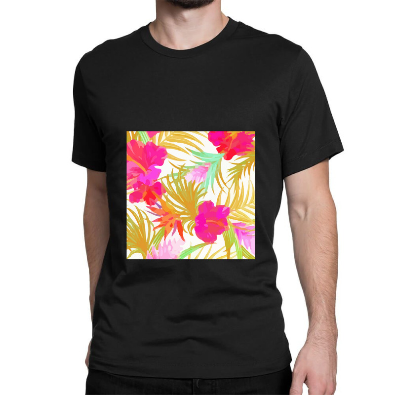 Tropical  Tropical Fascinating Foliage Classic T-shirt by abadiva | Artistshot