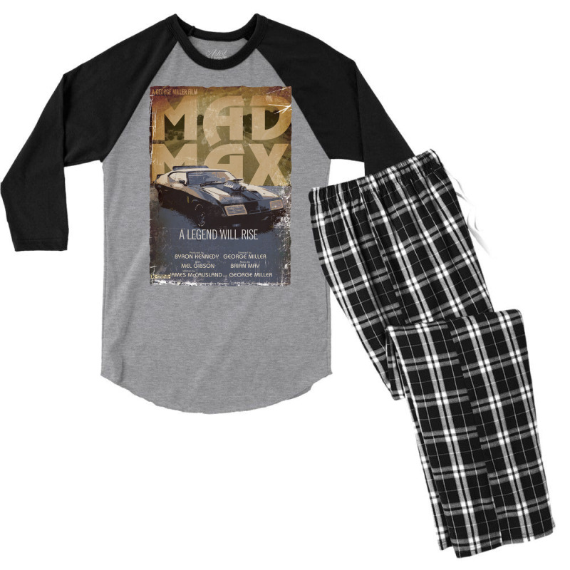 Mad Max Men's 3/4 Sleeve Pajama Set by racidaniritx | Artistshot