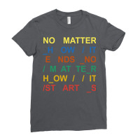 In Rainbows Album Lyrics Ladies Fitted T-shirt | Artistshot