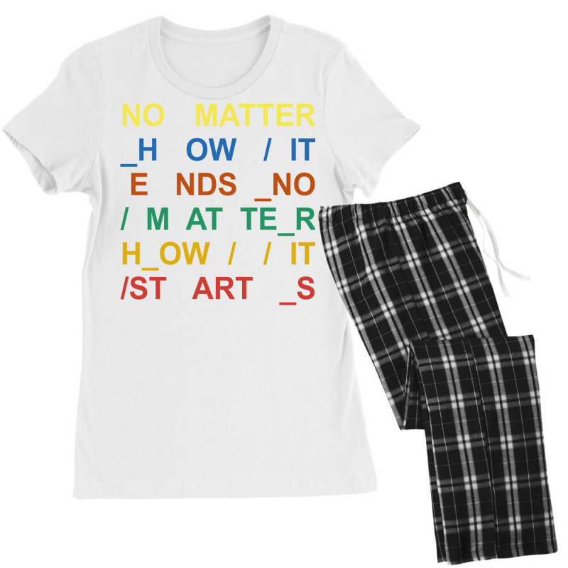 In Rainbows Album Lyrics Women's Pajamas Set by gtuahbojaks | Artistshot