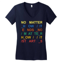 In Rainbows Album Lyrics Women's V-neck T-shirt | Artistshot